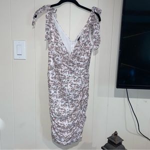 🌸SPRING SALE🌸 Floral Ruched Dress